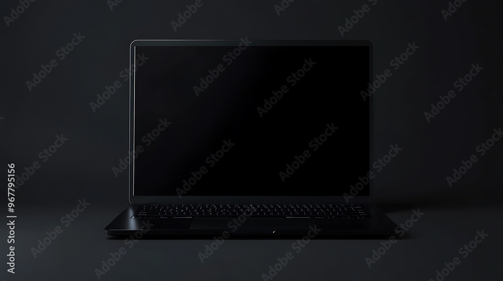Laptop with Abstract Desktop Background Laptop with Abstract Desktop Background