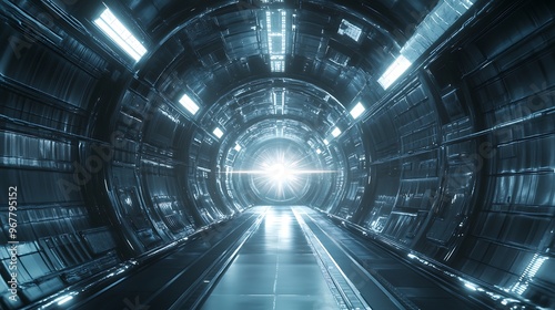 Futuristic Neon Tunnel