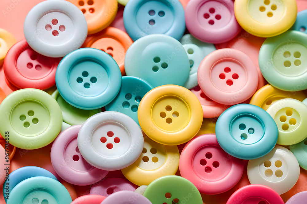 Pastel color buttons seamless background, Generated by Ai
Pastel color buttons seamless background, Generated by Ai