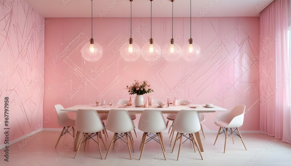 Photo interior modern design room 3d illustration; Photo interior modern design room 3d illustration;