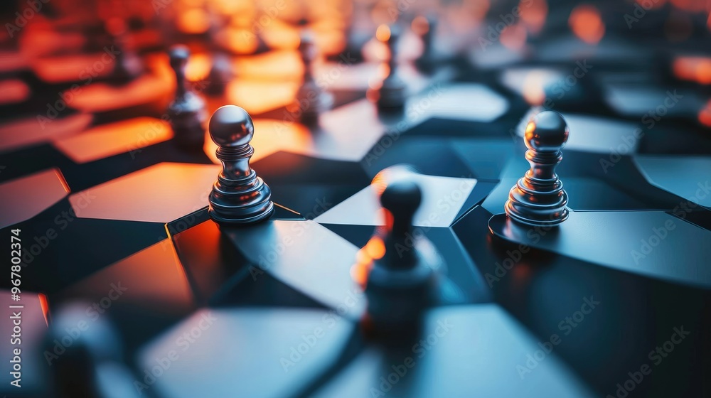 Strategic approaches to business model evolution depicted in a modern ...