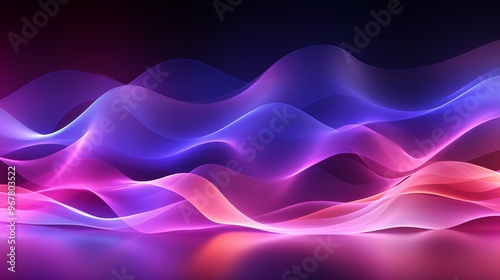 Colorful abstract waves in vibrant hues with smooth gradients and flowing patterns