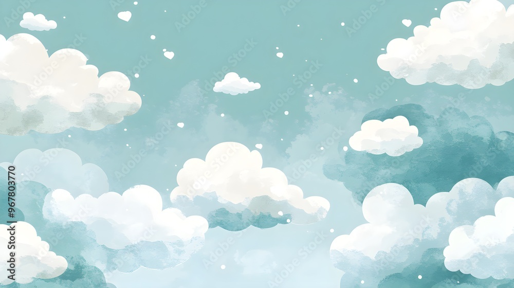 Abstract cloud pattern in the sky Abstract cloud pattern in the sky