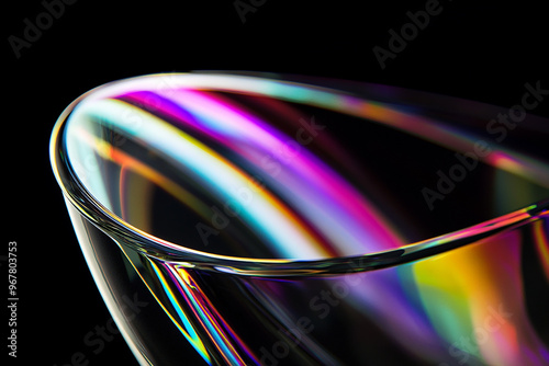 Abstract rainbow background design, 3d rendering