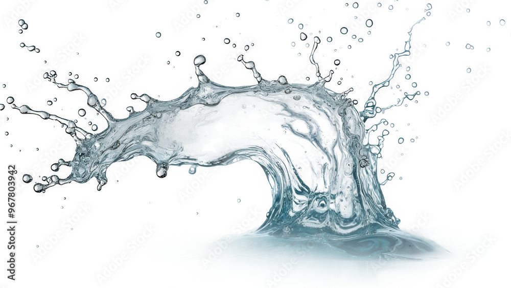 Clear Elegance: Artistic Capture of Water Splash and Droplets on Transparent Background. Clear Elegance: Artistic Capture of Water Splash and Droplets on Transparent Background.