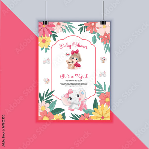 I will create mandala invitation, birthday, wedding, baby shower, party and greeting card