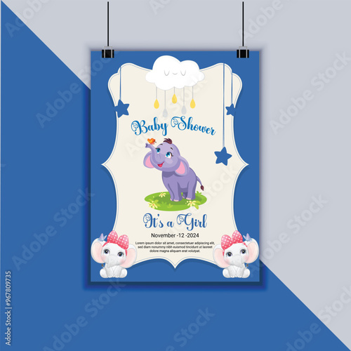 I will create invitation, birthday, wedding, baby shower, party and greeting card