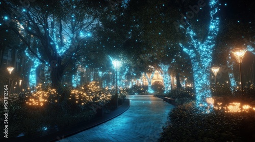 Enchanted Night Path