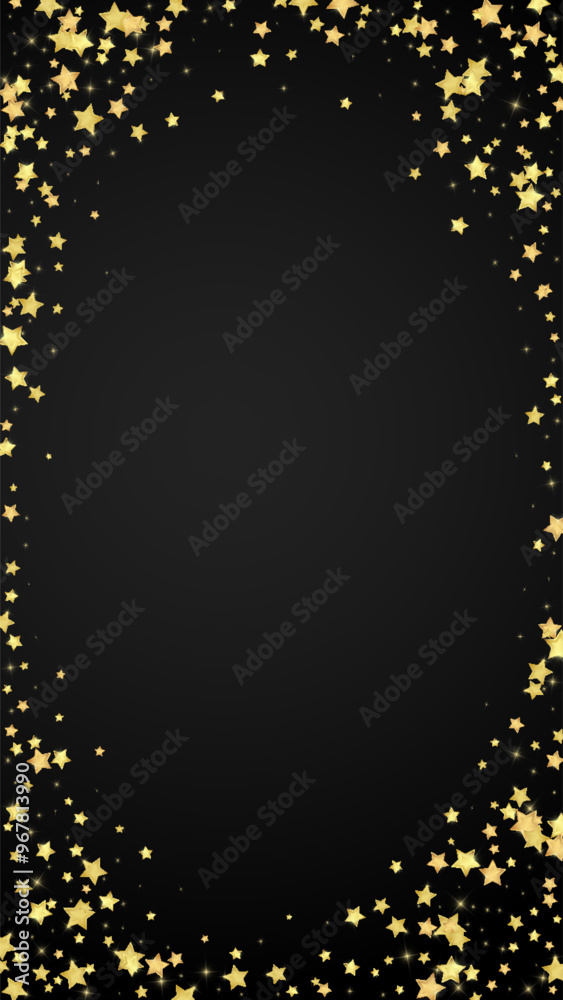 Magic stars vector overlay. Gold stars scattered Magic stars vector overlay. Gold stars scattered