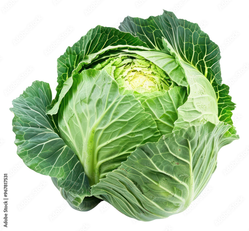 Fototapeta premium PNG Cabbage vegetable produce plant.