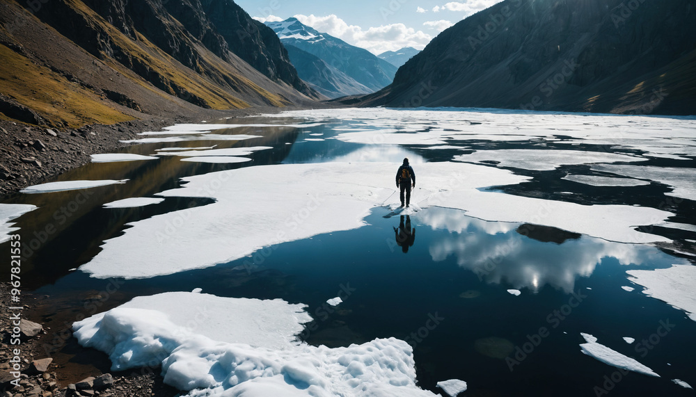 Frozen Lake Enigmas in Cloudy Summer: The Pathfinder's Quest Overwhelmed in Landslide
