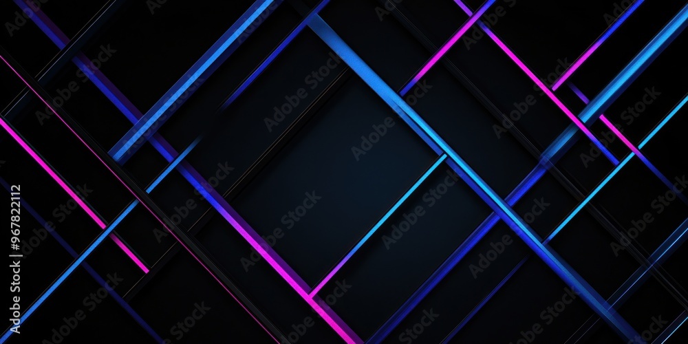 Abstract Neon Grid Design Abstract Neon Grid Design