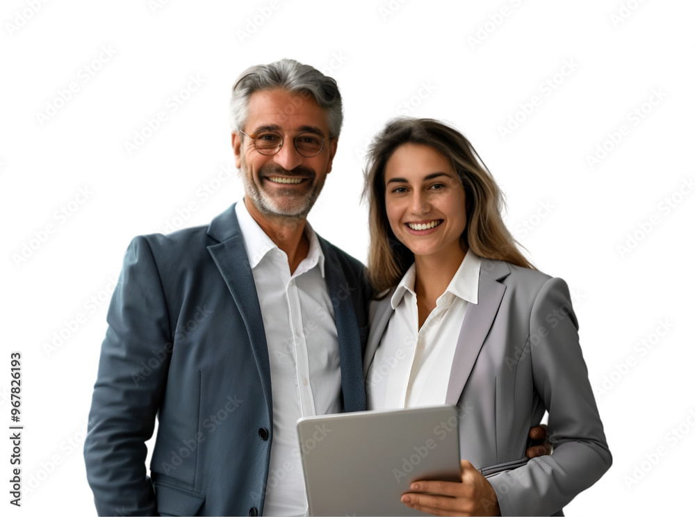 Business people with tablet Business people with tablet