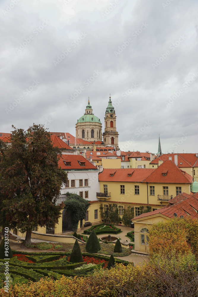 Fototapeta premium Vrba garden in Prague,Czech Republic