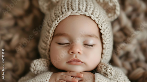 Sleeping Newborn Baby 