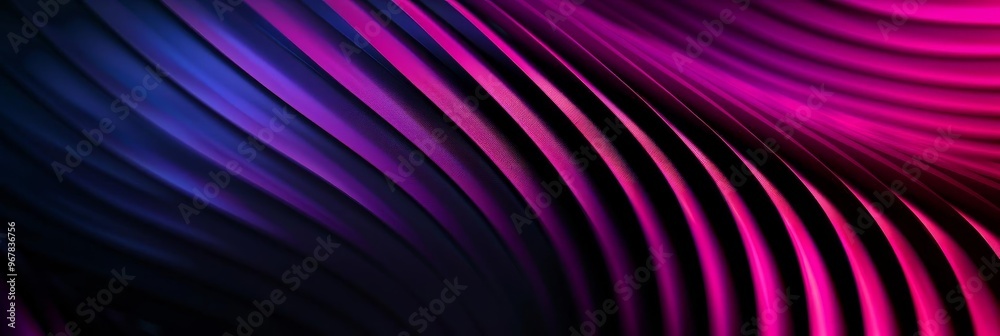 Abstract background with flowing pink and purple lines. Abstract background with flowing pink and purple lines.