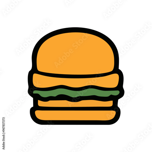 hamburger on a white Ra l