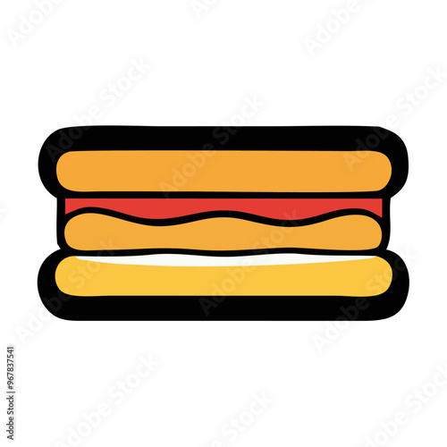 hamburger on a white Ra l