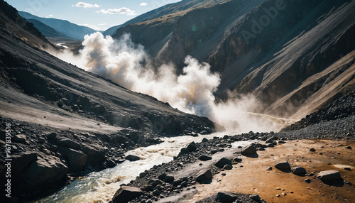 Hot Springs Mysteries in Cloudy Summer: The Trailblazer's Tour Overwhelmed in Landslide