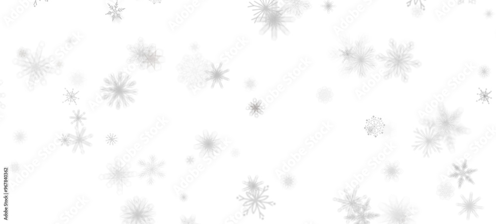 Snowflake Symphony: Magnificent 3D Illustration Showcasing Falling Holiday Snowflakes in Harmony Snowflake Symphony: Magnificent 3D Illustration Showcasing Falling Holiday Snowflakes in Harmony