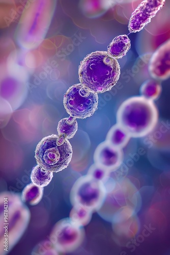 Macro view of a Legionella pneumophila bacterium, emphasizing the rod shape and intracellular growth, suitable for waterborne disease research