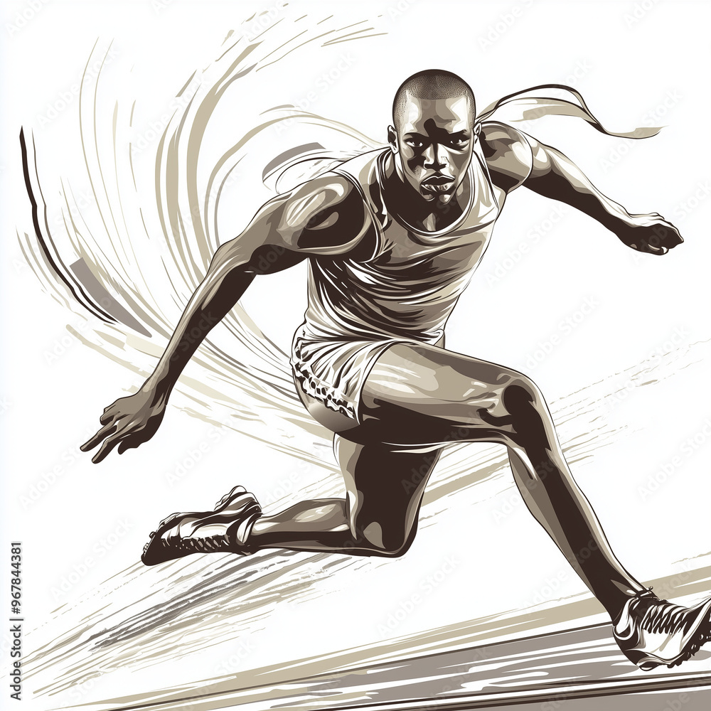 runner in action