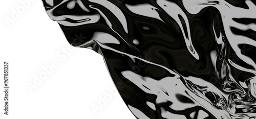 Industrial Chic: Brushed Metal Plate Background Adds Modern Appeal