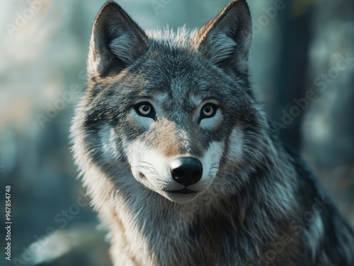 Wolf Close Up,