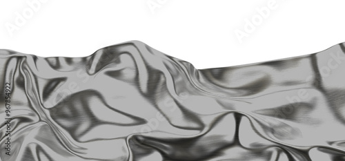 Industrial Chic: Brushed Metal Plate Background Adds Modern Appeal