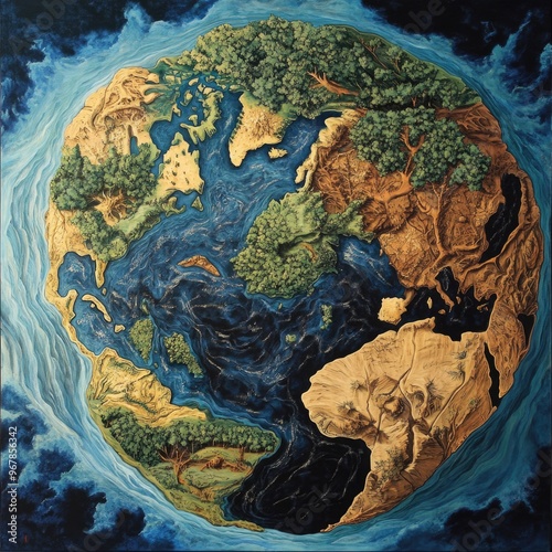 World Map Illustration