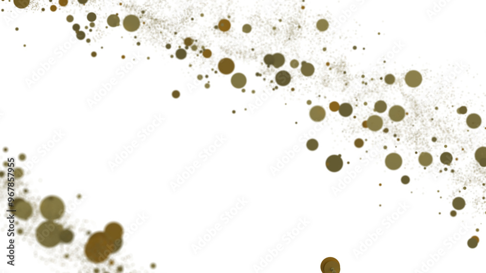 Cascading Celebration: Striking 3D Illustration Showcasing an Abundance of gold Confetti In 3D PNG Cascading Celebration: Striking 3D Illustration Showcasing an Abundance of gold Confetti In 3D PNG