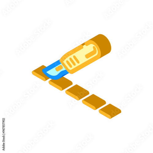 excision surgery isometric icon vector. excision surgery sign. isolated symbol illustration