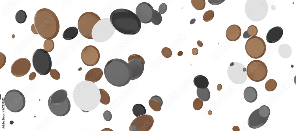 Mesmeric Moments: Mesmeric 3D Illustration Depicting Mesmerizing gold Confetti Mesmeric Moments: Mesmeric 3D Illustration Depicting Mesmerizing gold Confetti