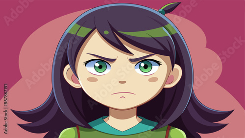 Dissatisfied Girl Face