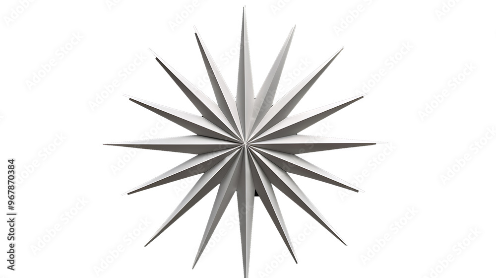 white star spikes overlay isolated white star spikes overlay isolated
