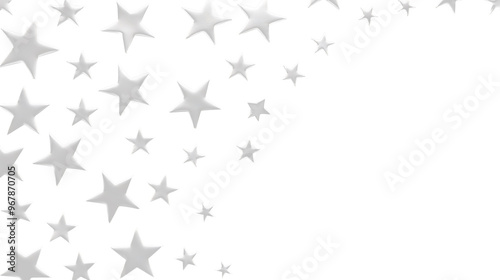 white star spikes overlay isolated 