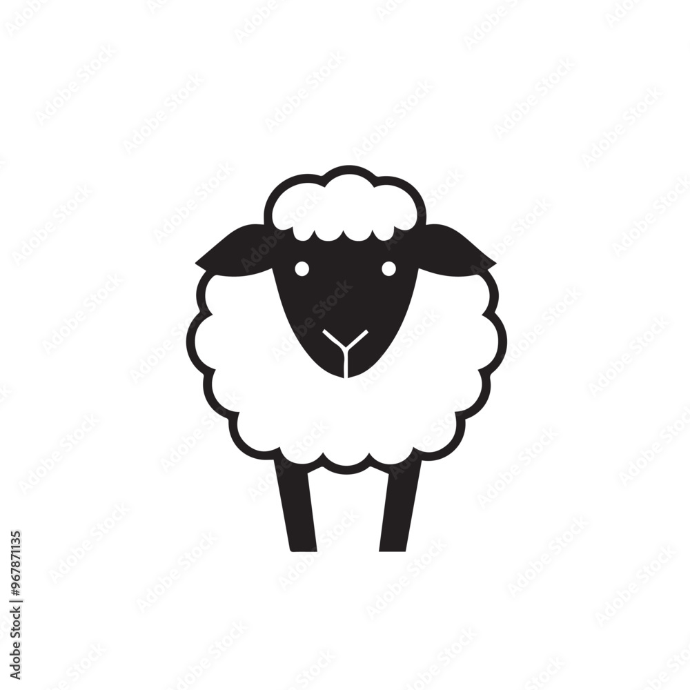 Sheep in cartoon, doodle style . Image for t-shirt, web, mobile apps and ui. Isolated 2d vector illustration in logo, icon, sketch style, Eps 10, black and white. AI Generative Sheep in cartoon, doodle style . Image for t-shirt, web, mobile apps and ui. Isolated 2d vector illustration in logo, icon, sketch style, Eps 10, black and white. AI Generative