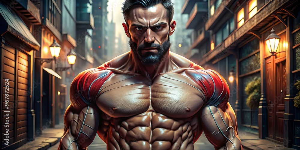 male chest anatomy male figure realistic portrait detailed drawing style male chest anatomy male figure realistic portrait detailed drawing style