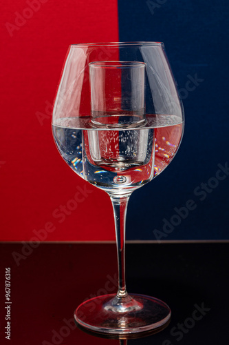 reflection on glasses