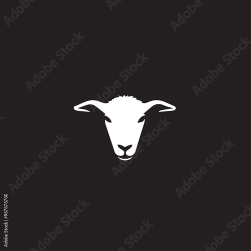 Sheep in cartoon, doodle style . Image for t-shirt, web, mobile apps and ui. Isolated 2d vector illustration in logo, icon, sketch style, Eps 10, black and white. AI Generative