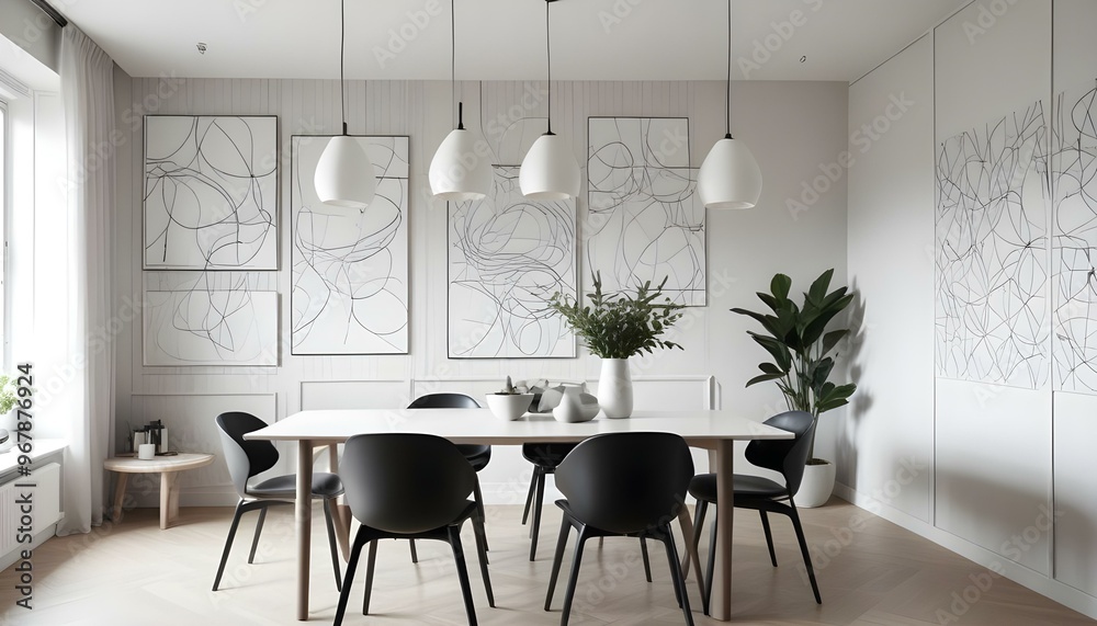 Photo interior modern design room 3d illustration; Photo interior modern design room 3d illustration;