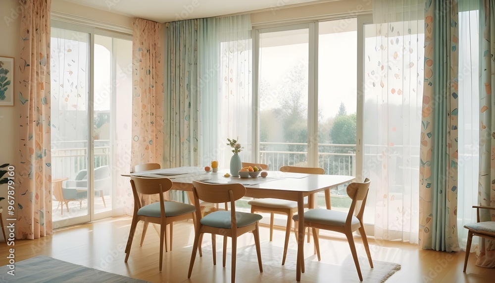 Fototapeta premium Photo interior modern design room 3d illustration;