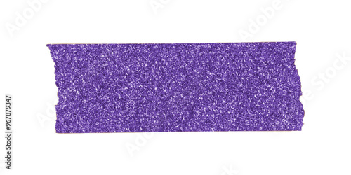 Φωτογραφία Cute washi tape png clipart, purple sparkly sticker on transparent background