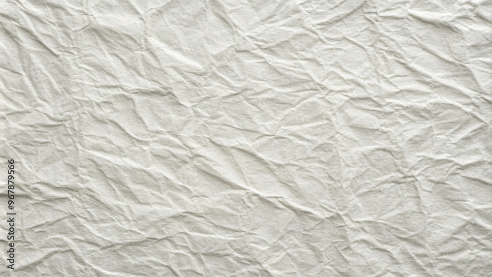 Crumpled white paper texture creates unique background, perfect for various design projects. subtle creases add depth and character to any composition Crumpled white paper texture creates unique background, perfect for various design projects. subtle creases add depth and character to any composition