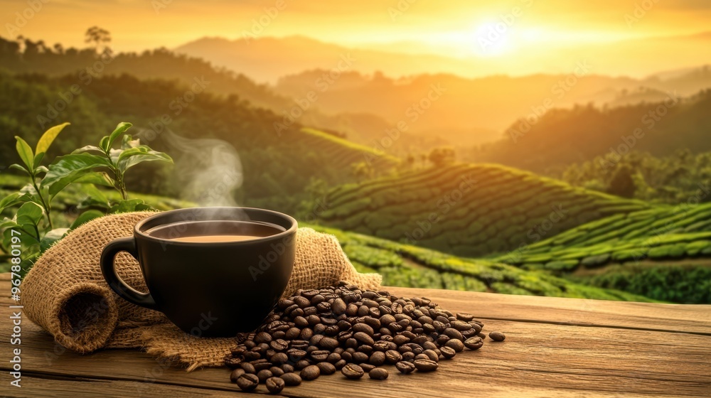 The Coffee Cup at Sunrise The Coffee Cup at Sunrise