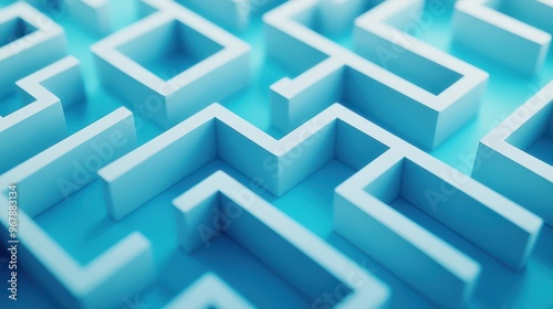 The Maze of Blue Geometry