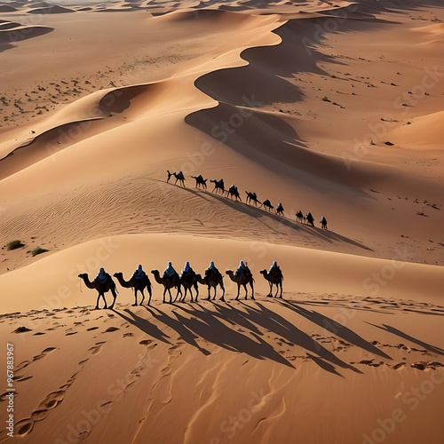 camel in the desert