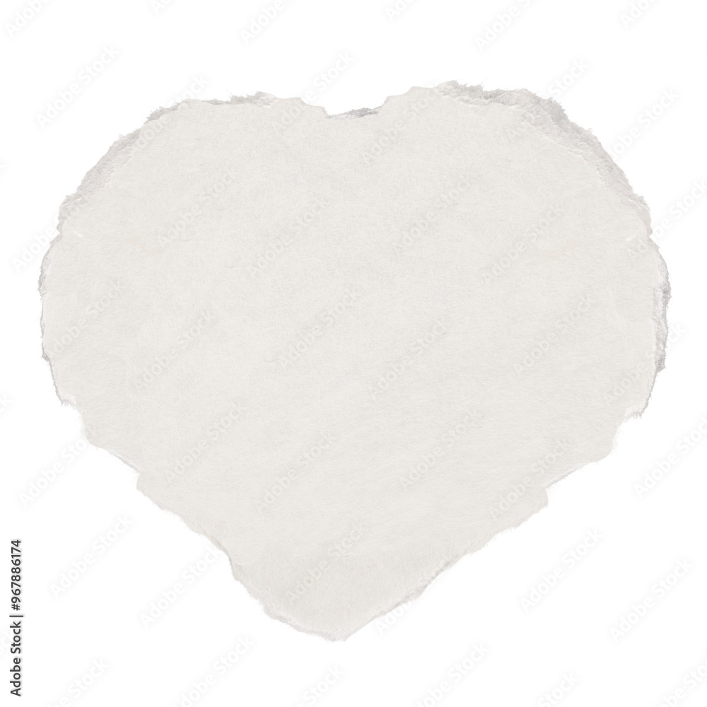 Heart torn paper png on transparent background Heart torn paper png on transparent background