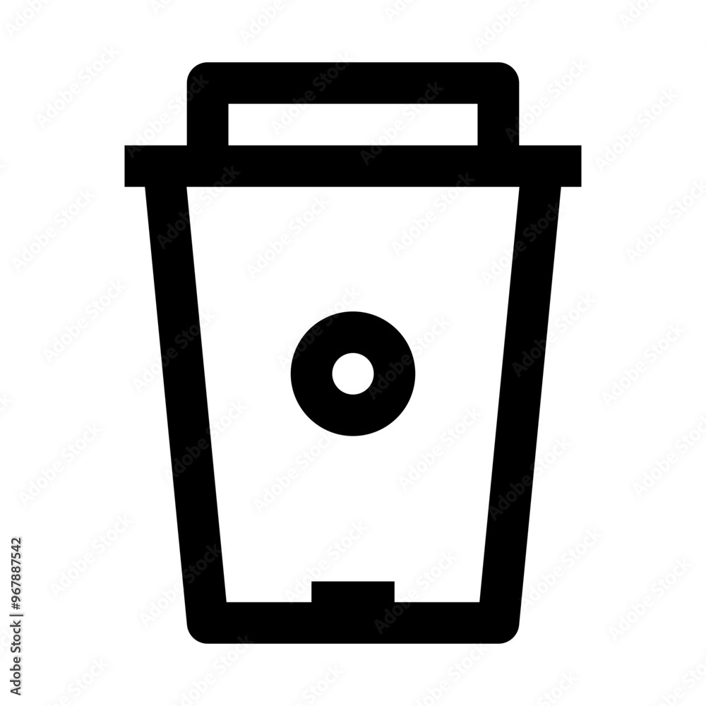 Coffee Cup Simple Line Icon. Single icon, line vector icon Coffee Cup Simple Line Icon. Single icon, line vector icon