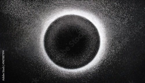 white gray grainy noisy background, noise texture abstract glowing ring banner poster  